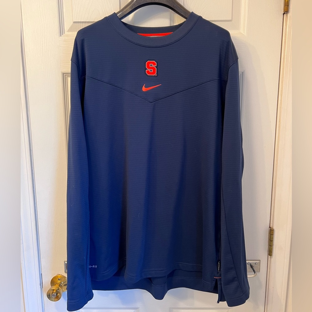 Team issued Syracuse University Orangemen Nike Dri-Fit pullover